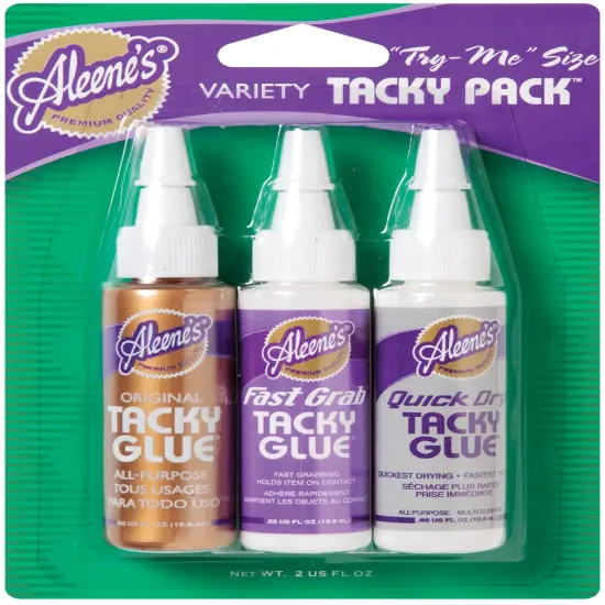 Aleene's Try Me Size Tacky Pack .66oz 3/Pkg {1}