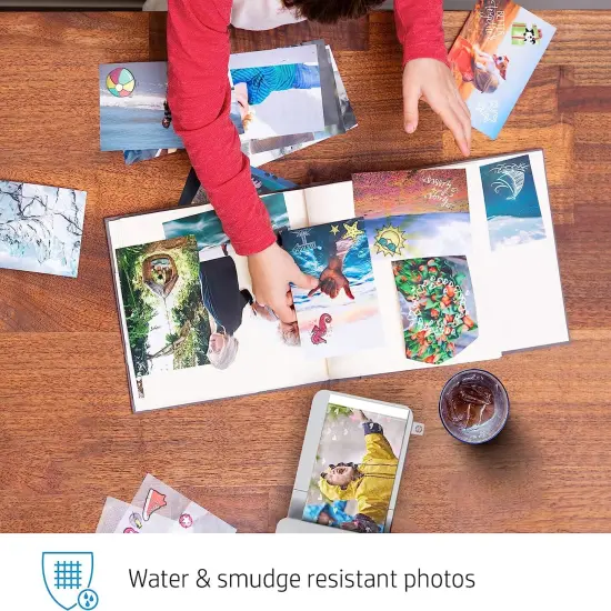 HP Sprocket Studio 4x6 Photo Paper (80 Sheets) & 2 Cartridges for HP Sprocket Studio Printer {4}