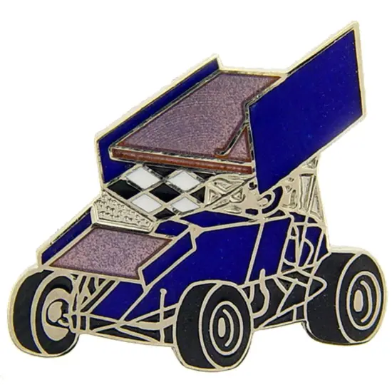 Sprint Wing Car Pin Blue 1" {1}