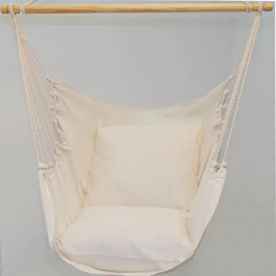 Calloway Mills Ivory Cloud Hammoch Chair {3}