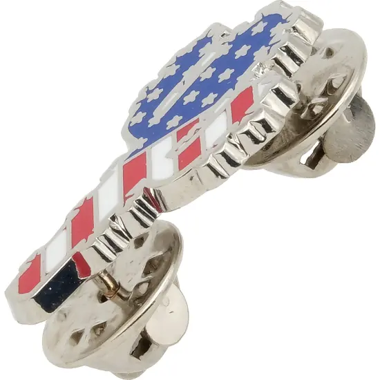 Saguaro Cactus American FlagPin 1" {3}