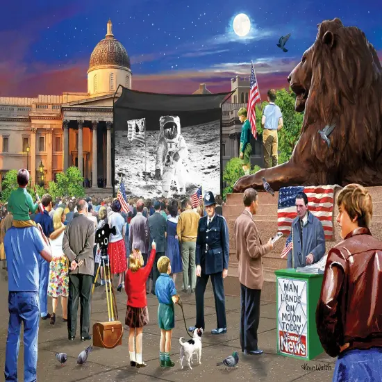 Sunsout Moon Landing 1969 1000 pc Jigsaw Puzzle 13327 {1}