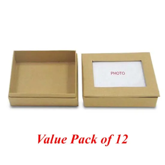 Value Pack of 12 Rectangular Photo Box - Small {3}