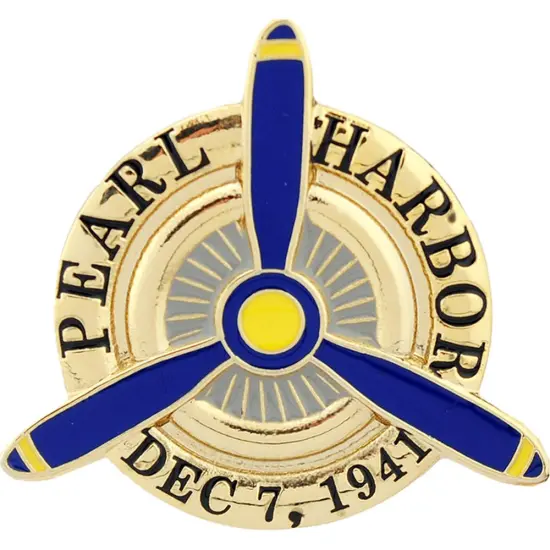Pearl Harbor 50th Anniversary Pin 1" {1}