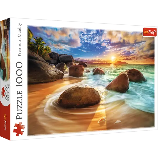 1000 Piece Jigsaw Puzzles, Samudra Beach, Puzzles of India, Paradise Puzzles, Adult Puzzles, Trefl 10461 {1}