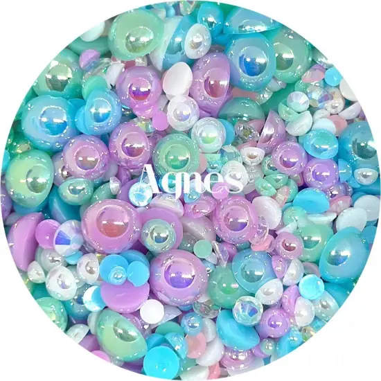 Flatback Pearl & Rhinestone Mix - Agnes by Glitter Heart Co.™ {1}
