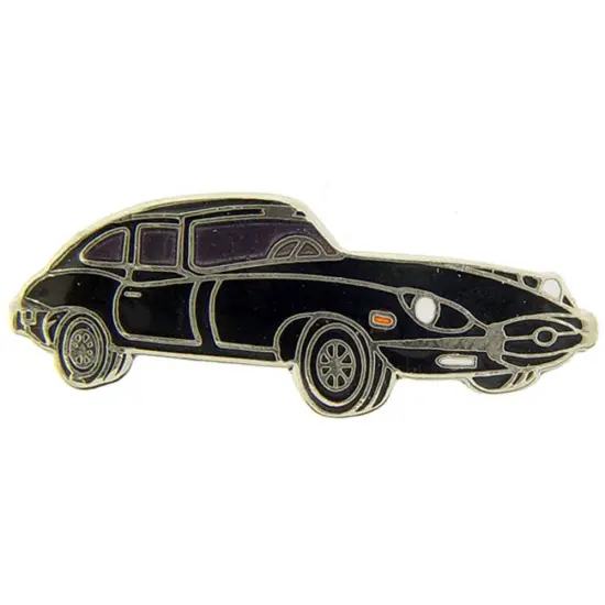 Jaguar XKE Pin Black 1" {1}