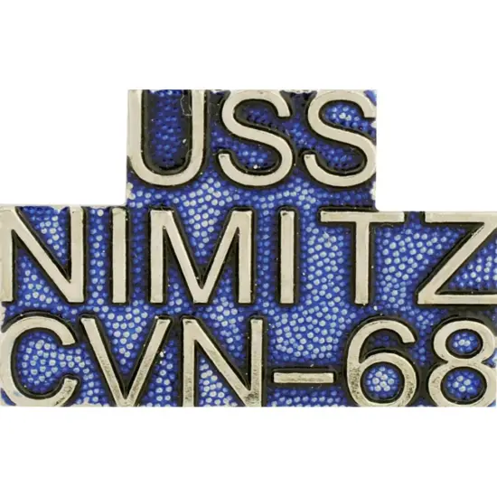 U.S. Navy USS Nimitz CVN-68 Pin 1" {1}