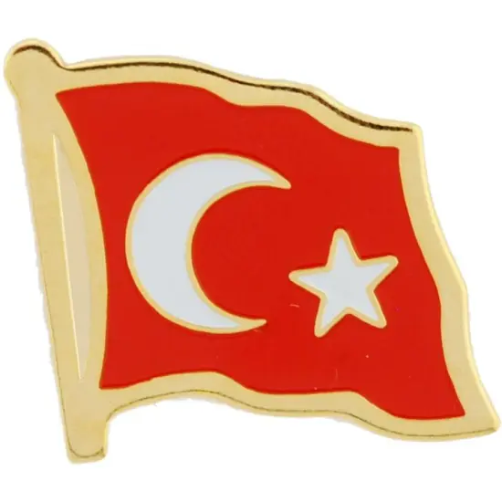 Turkey Flag Pin 1" {1}