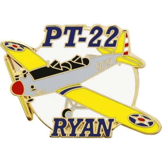 PT-22 Ryan Airplane Pin 1 1/2" {1}
