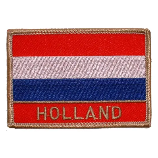 Holland Flag Patch 2 1/2" x 3 1/2" {1}