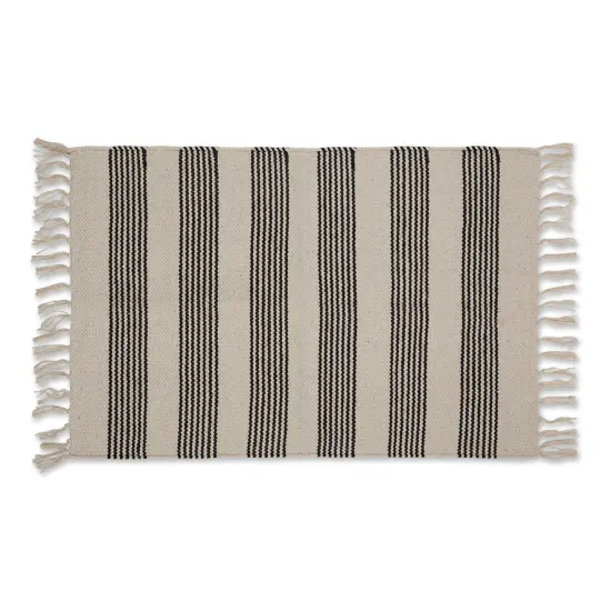 DII Variegated Olive Green Fringe Placemat (Set of 6) {1}