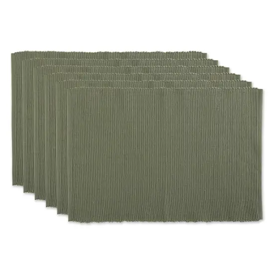 DII Turquoise Variegated Stripe With Tassel Napkin (Set of 6) {1}