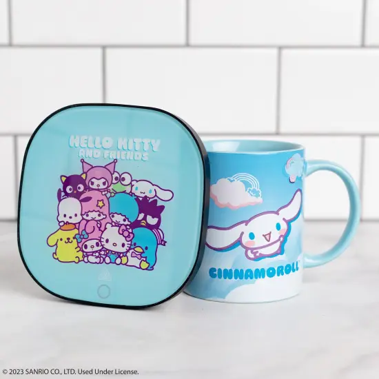 Uncanny Brands Hello Kitty and Friends Cinnamoroll Coffee Mug with Electric Mug Warmer {3}