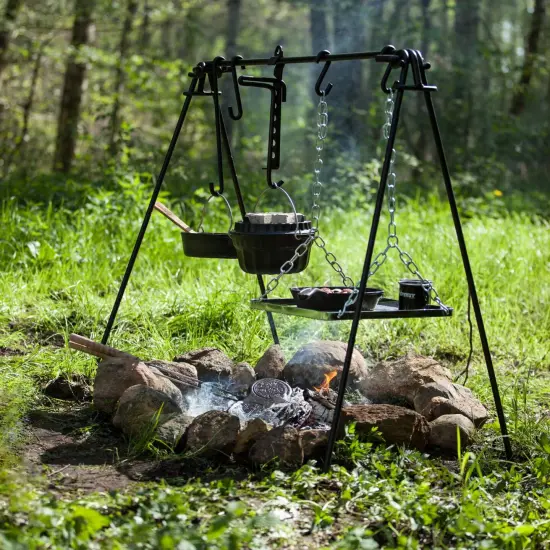 Petromax Fire Bridge Outdoor Kitchen Versatile Suspended Camping Grilling Fire Cooking {5}