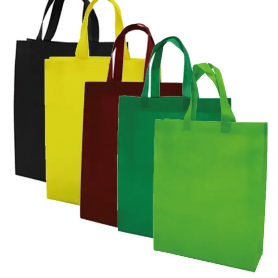 Non Woven Shopping Bag Reusable Grocery Bag | RADYAN&reg; Neon green {7}
