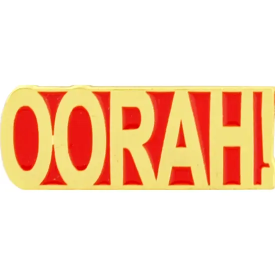 EagleEmblems P12192 Pin-USMC,Oorah (1.125'') {1}