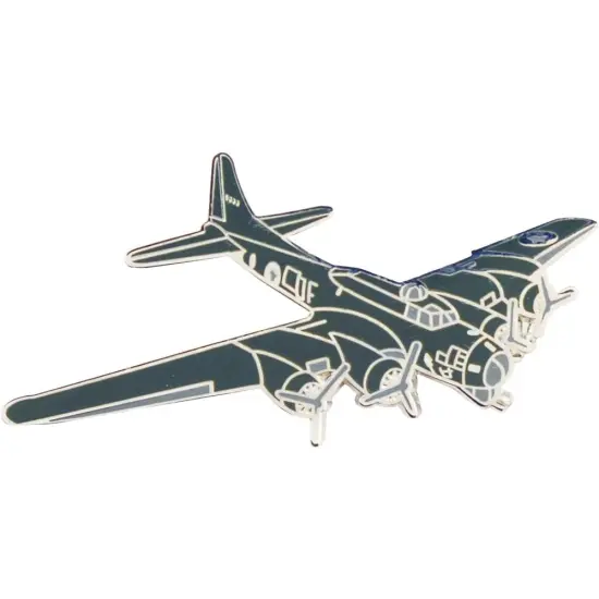 B-17 Flying Fortress Airplane Pin 1 1/2" {1}