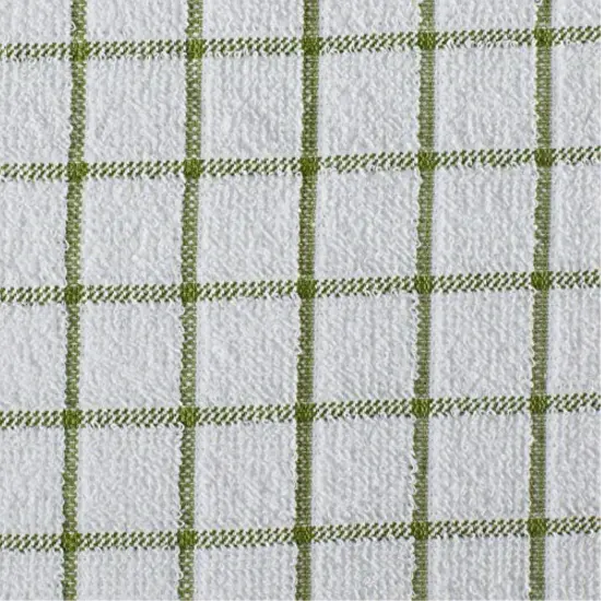 DII Stonewash BlueChevron Luxury Barmop (Set of 4) {2}