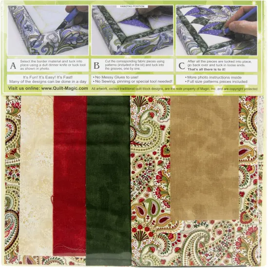 Quilt-Magic No Sew Wall Hanging Kit-Teapot {3}