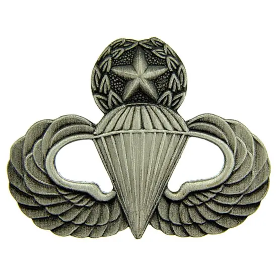 EagleEmblems P16547 Wing-Army,para,Master (Pewter) Full Size (1.5'') {1}