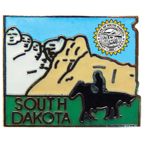 South Dakota Map Pin 1" {1}