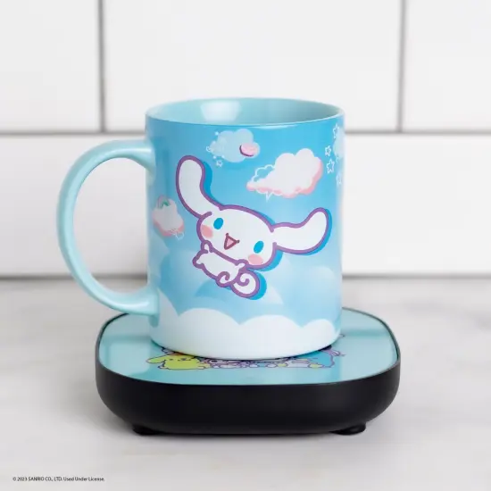 Uncanny Brands Hello Kitty and Friends Cinnamoroll Coffee Mug with Electric Mug Warmer {2}