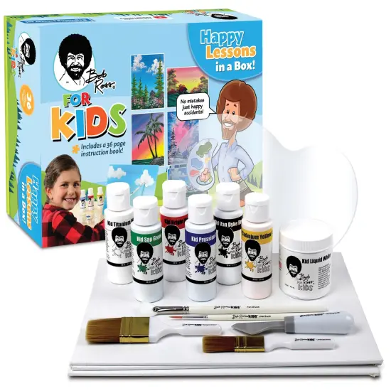 Bob Ross For Kids-Happy Lessons In A Box {2}
