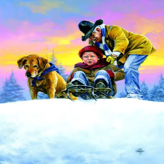 Sunsout Grandpa's Idea 500 pc Fathers Day Jigsaw Puzzle 16976 {1}