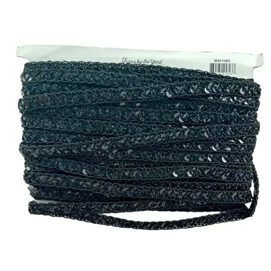 10 Yards of Thea Sequin Braid Cord Trim | 10 yard cut Red {3}