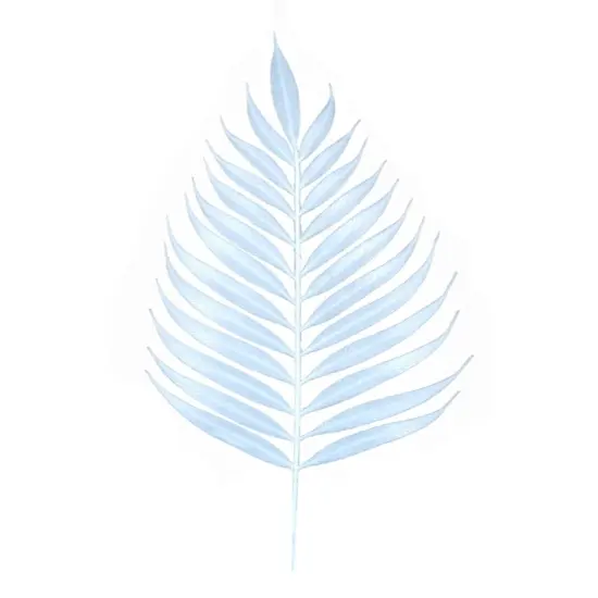 14" White Fern - 1 Piece, Lush Foliage Accent, Ideal for Christmas Floral Arrangements & Home Decor - Perfect for Weddings & Events - 2024 Christmas Collection, Floral Home by Artificial Flowers {1}