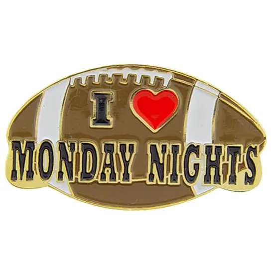 I Love Monday Night Football Pin 1" {1}