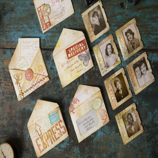 Sizzix Thinlits Dies By Tim Holtz 54/Pkg-Specimen {5}