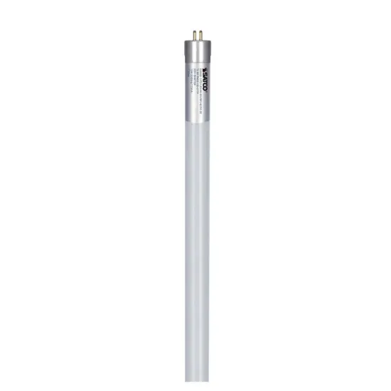 Satco 13w 48in T5 LED Tube 5000K 1700LM 120-277V Ballast Bypass Natural Light {1}