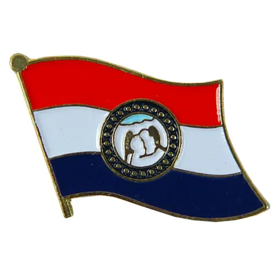 Missouri Flag Pin 1" {1}