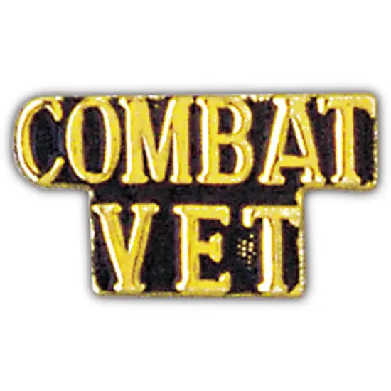 Combat Vet Pin 1" {1}