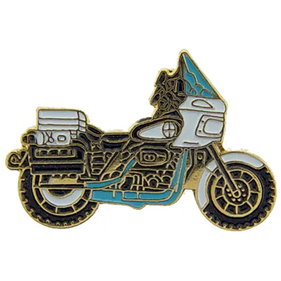 Police Motorcycle Pin 1" {1}