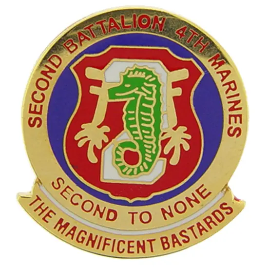 U.S.M.C. 2nd Battalion 4th Marines Pin 1" {1}