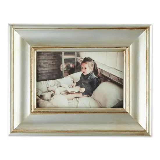DII 4x6 Antique Silver Rub Farmhouse Picture Frame {1}
