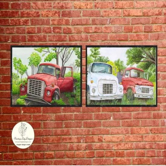 Forgotten Fords.... Paper for Decoupage Crafting and Multi Media Art (Medium 18x24 inches) {4}