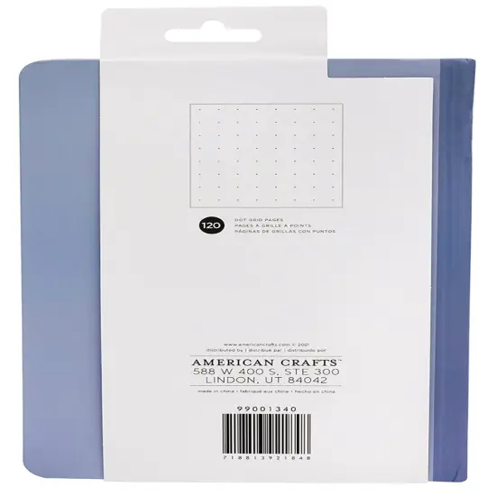AC Point Planner Perfect Bound Planner 6"X8"-Blue - Dot Grid - 120 Sheets {3}