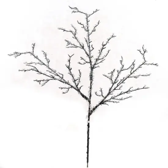 19" Glitter Ice Spray - 12 Piece, Sparkling Holiday Accent, Ideal for Christmas Decor & Floral Arrangements - Perfect for Home, Office - 2024 Christmas Collection, Floral Home by Artificial Flowers {1}