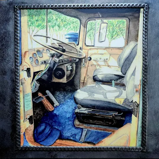 On the Road -Paper for Decoupage Crafting and Multi Media Art {2}