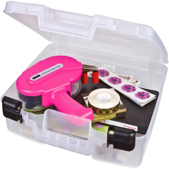 ArtBin Quick View Deep Base Carrying Case-15"X3.25"X14.375" Translucent {3}