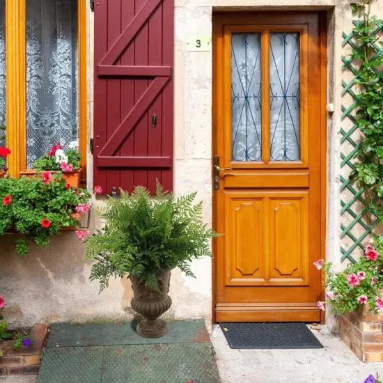 Durable 28" All-Weather Leather Fern Bush - Versatile Faux Greenery for Indoor & Outdoor Decor, Landscaping, and Events {2}