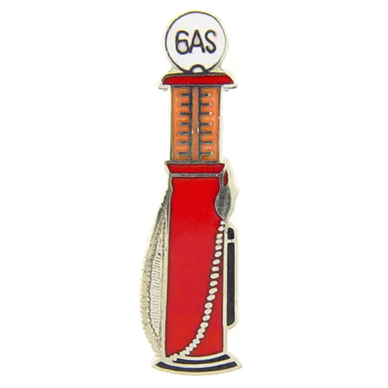 Old Time Gas Pump Pin 1" {1}