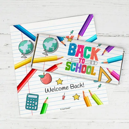 Back to School Candy Classroom Supplies Hershey's Chocolate Bars by Just Candy {3}