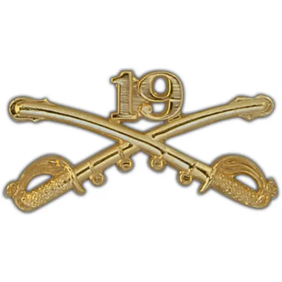 EagleEmblems P16192 BDG-Army,CAV.Swords,19TH (2.25'') {1}