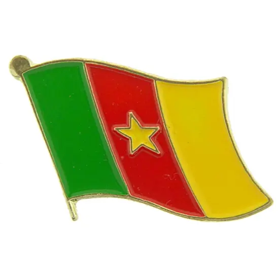 Cameroon Flag Pin 1" {1}