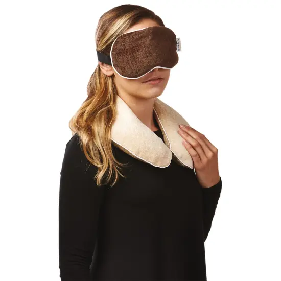 Hot/Cold Eye Mask - Mocha {2}